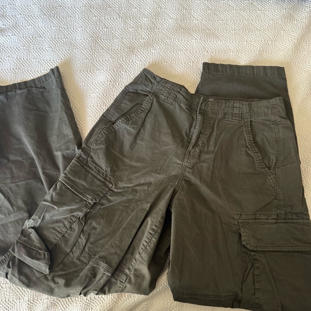 Garage Green Cargo Pants